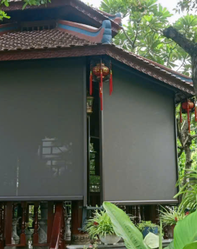 Rèm Zipper che nhà gỗ QS32
