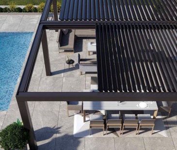 Địa chỉ lắp đặt mái hiên tự động tại Đồng Nai