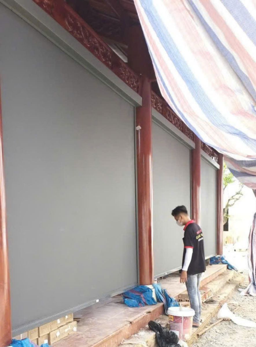 mẫu rèm ngoài trời ở bình dương