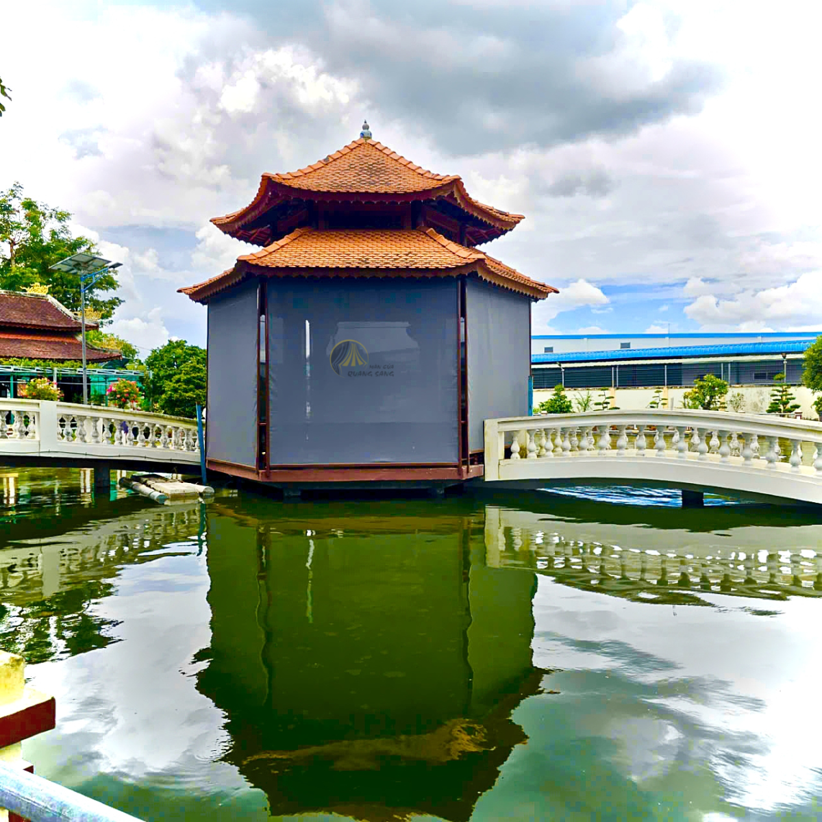 Lắp đặt rèm ngoài trời
