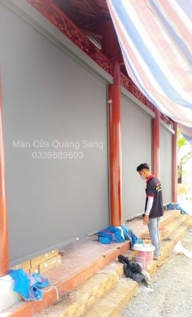 RÈM NGOÀI TRỜI LONG THÀNH - RÈM ZIPPER